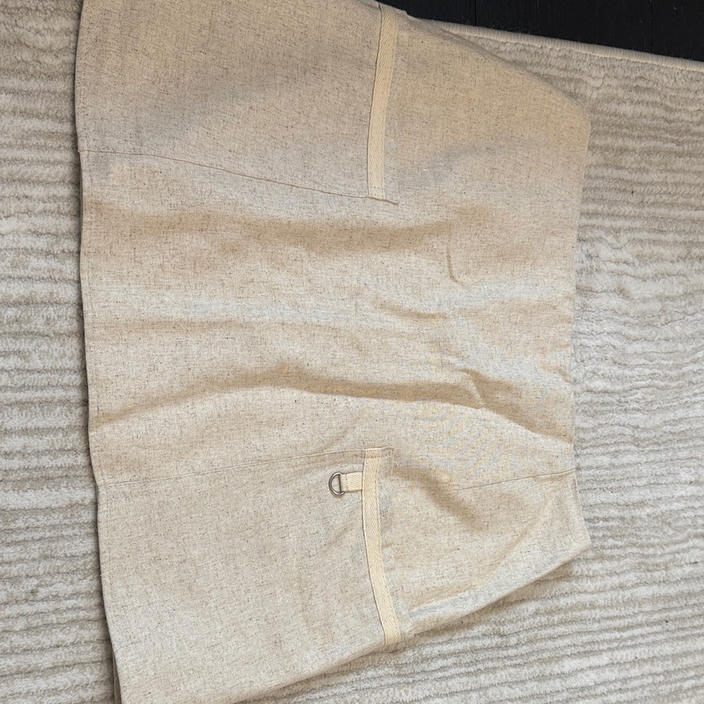 Aqua Light Tan Skirt with Pockets